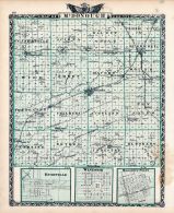 McDounough County Map, Rushville, Windsor, Majority Point, Illinois State Atlas 1876